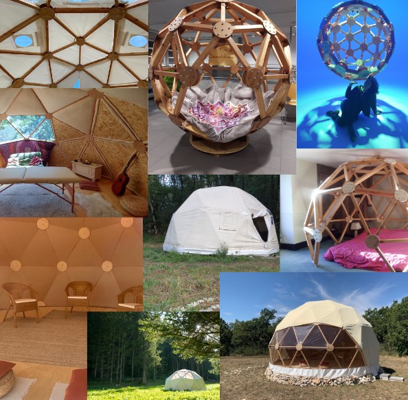 Modélisation de votre lieu intégrant le dôme